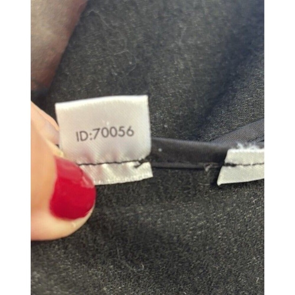 Ann Taylor Blazer Suit Jacket Women's Size 14 Solid Black One Button Lightweight - Picture 6 of 7